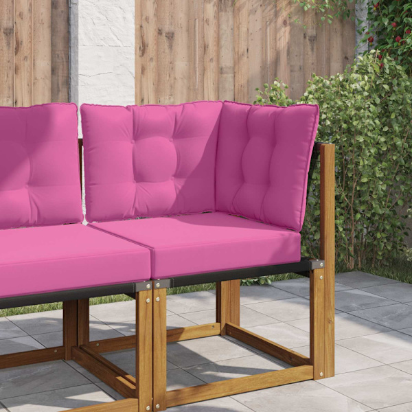Utomhus Soffa Kudde 3 pcs Rosa Polyester