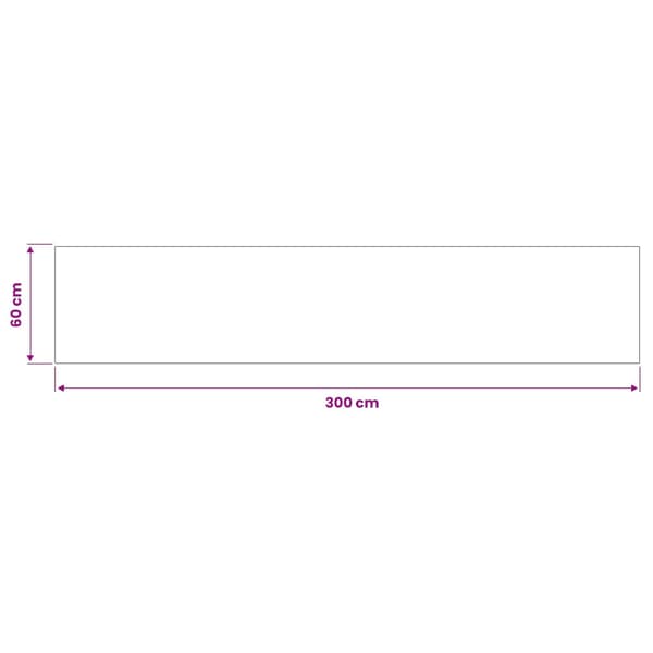 Köksmatta Grå tassar 300 x 60 cm 100% Polyamid Tvättbar