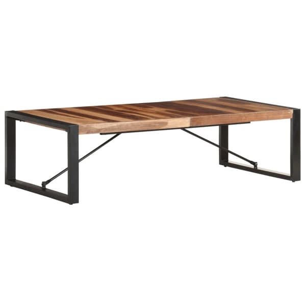 Soffbord 140x70x40 cm massivt trä