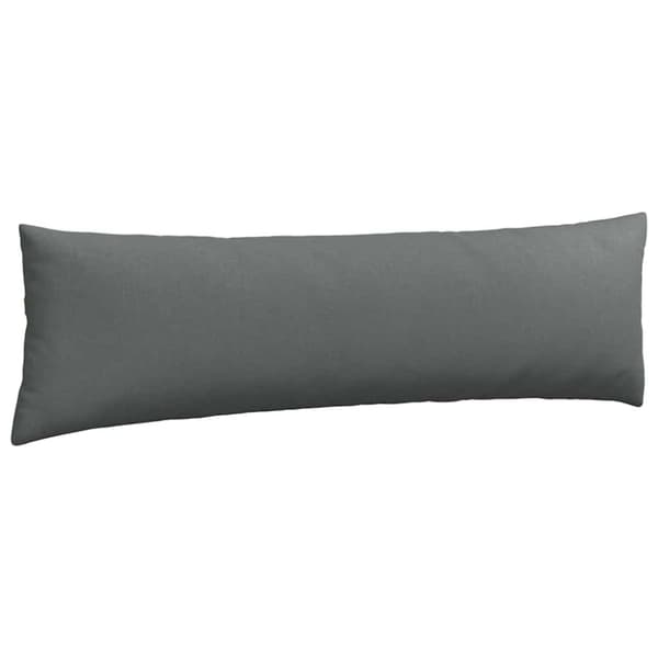 Sofakuddar 2 pcs Mörkgrå 145 x 40 cm tyg