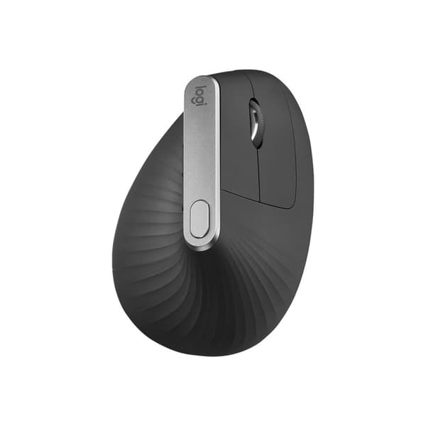 Logitech MX Vertical - vertikal mus - USB, Bluetooth, 2.4 GHz - grafit