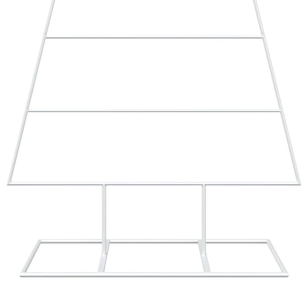 Metall julgran KUOPIO 125 cm Pulverlackerad stål Vit