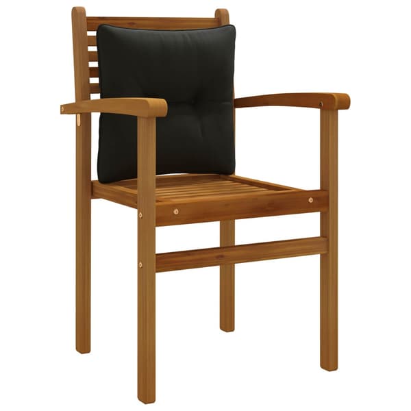Ryggkudde PUTTEN 100% Polyester Svart 40 x 40 x 10 cm