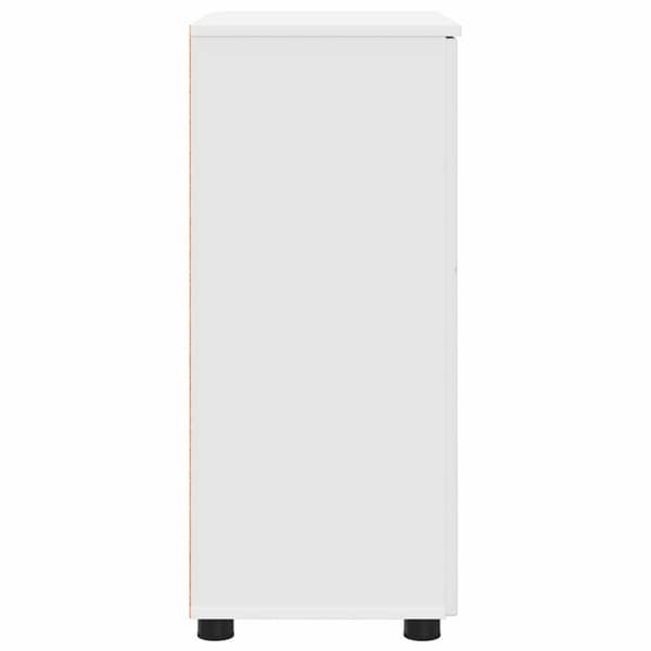 Badrumsskåp Vit 60 x 35 x 80 cm Konstruerat trä & Metall