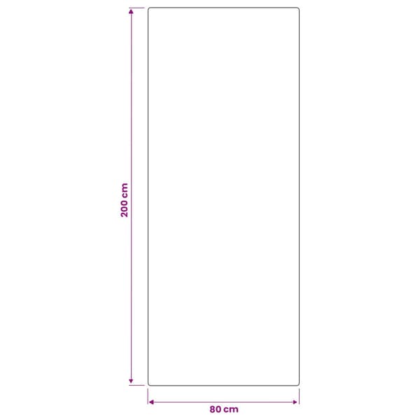 Matta IZA Beige 80 x 200 cm 100% Polyester Kort lugg