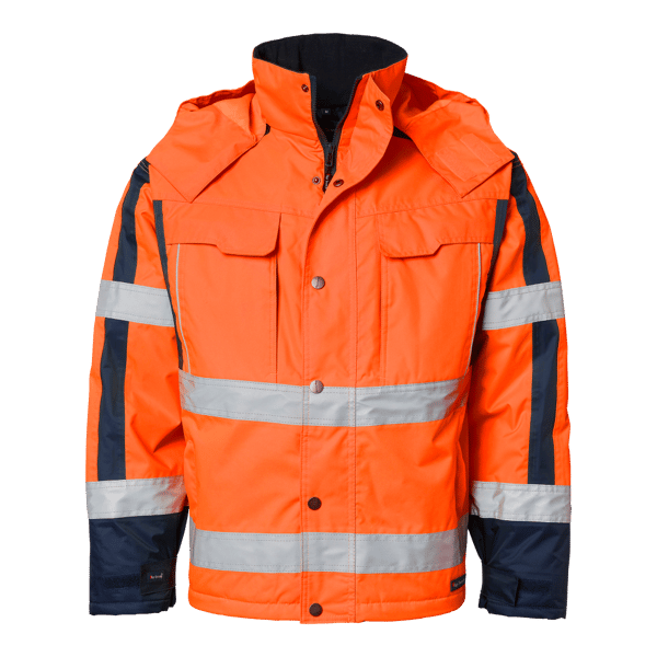 5317 Jacket Fluorescent orange/navy Unisex