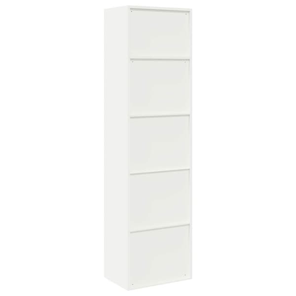 Förvaringsskåp 2 st Vit 60 x 40 x 220 cm Stål Låsbar