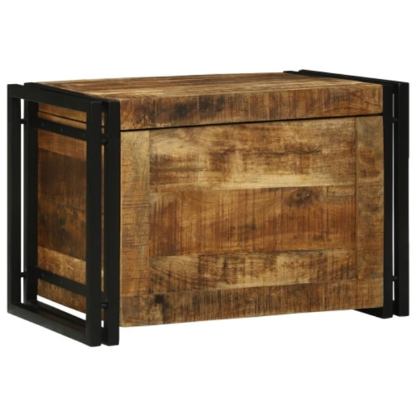 Förvaringslåda 60x40x41 cm Solid Grovt Mangoträ