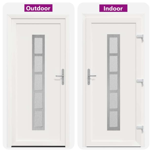 Framdörr Vit 98 x 200 cm PVC