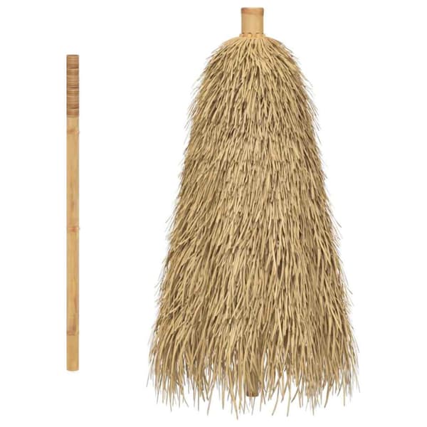 Tikiparasoll med bananbladstak 180 cm bambu
