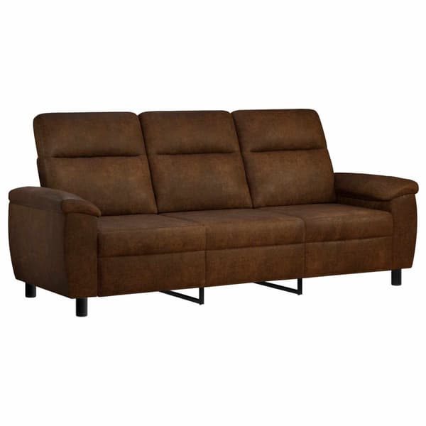Soffset 2 st Brun Faux Mockaläder