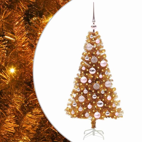 Julgran Guld 120 cm PET