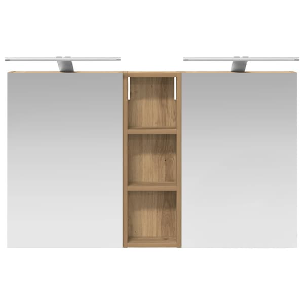 Badrumsskåpsset 3 st 100 x 10,5 x 60,5 cm Konstruerat trä