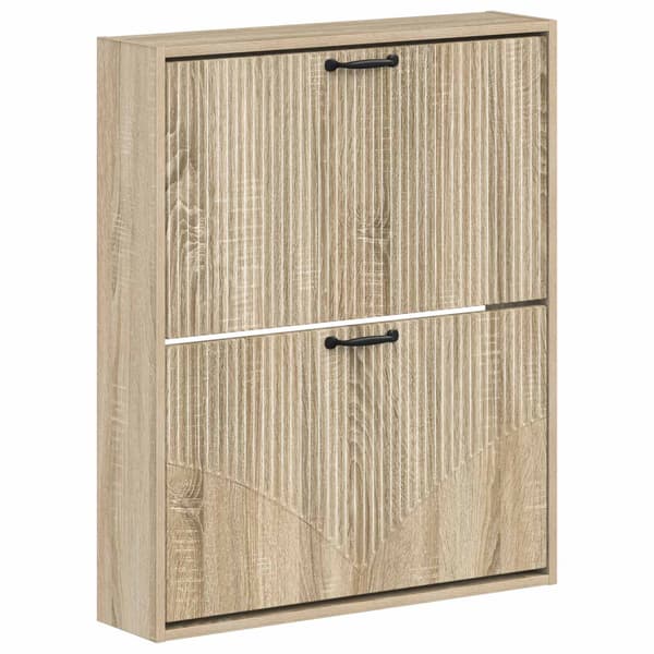 Väggmonterad skoskåp HOORN 71 x 17 x 86 cm Konstruerat trä