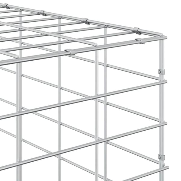 Gabion med 3,5 mm tråd och 5x2,5 cm nät 750x100x50 cm