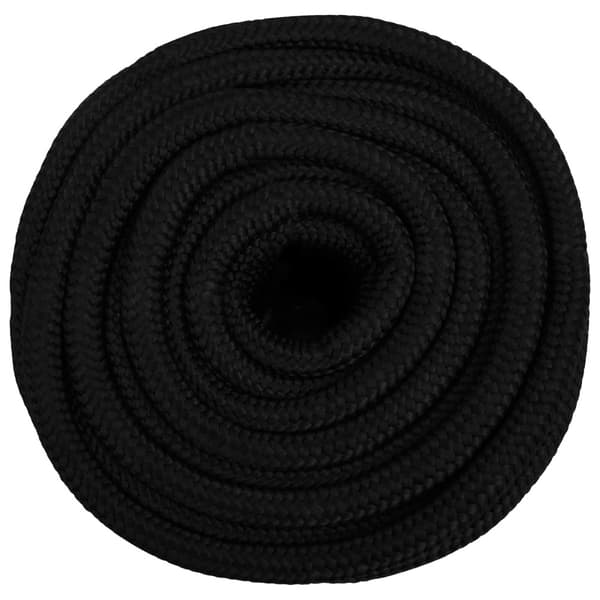 Mångsidigt bruksrep 16 mm 25 m Svart Polyester