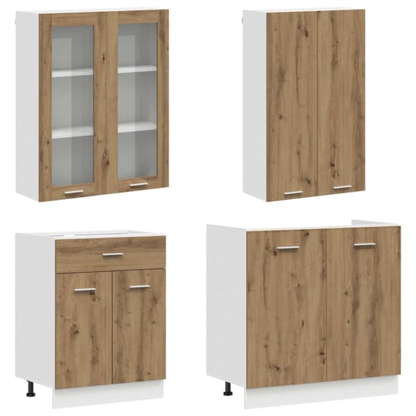 Köksenhet LYON 4 pcs Artisan-ek Konstruerat trä