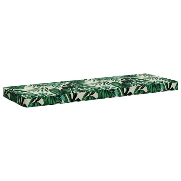 1-delad Bänk Kudde VUGHT 100% Polyester Bladmönster