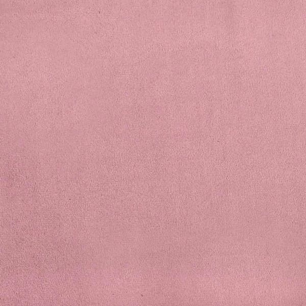 Ramsäng med madrass rosa 160x210 cm sammet
