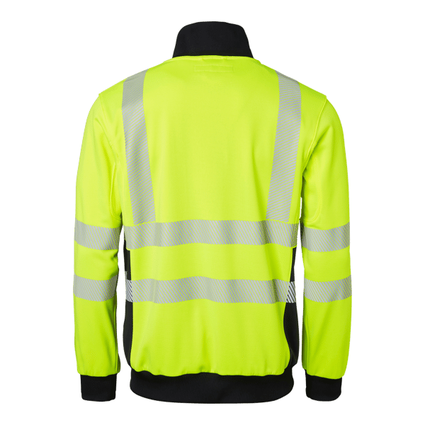 1529 Sweat Fluorescent yellow/navy Unisex