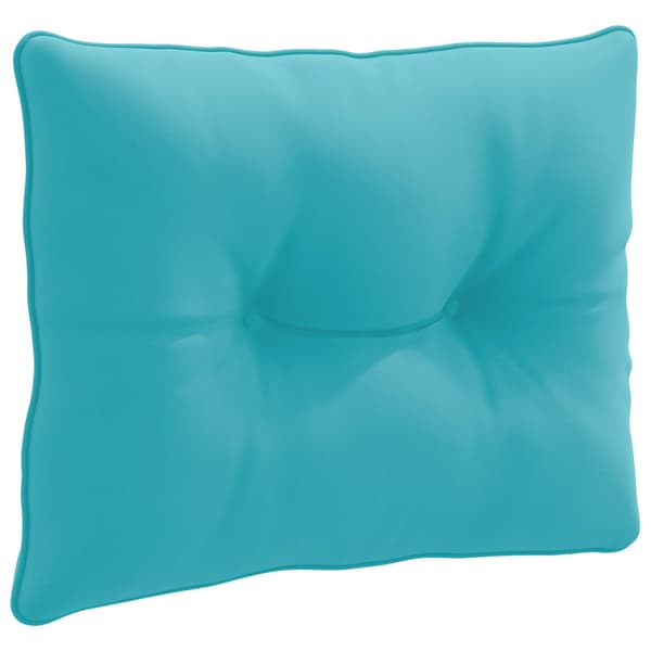 Ryggkudde PUTTEN 100% Polyester Turkos 50 x 40 x 10 cm