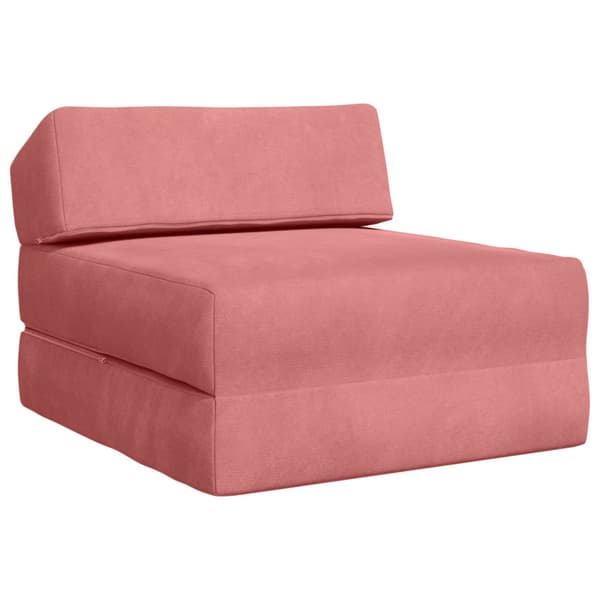 Fällbar Soffbed Rosa 60 x 70 x 41 cm Tyg
