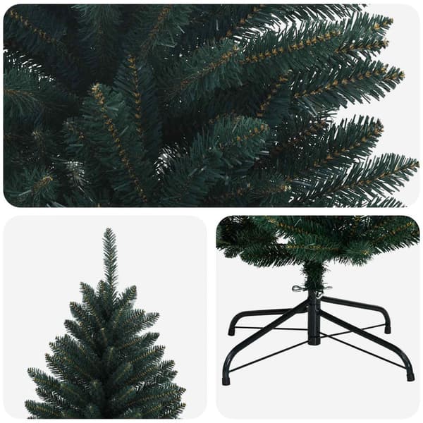 Plast Hingad Julgran 180 cm PVC Mörkgrön