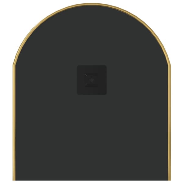 Väggspegel guld 80x35 cm oval