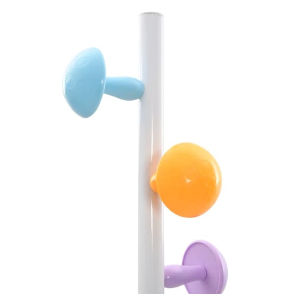 Klädställning vit 172 cm pulverlackerat järn