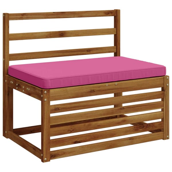 1-delad Bänk Kudde VUGHT 100% Polyester Rosa 60 x 50 x 5 cm