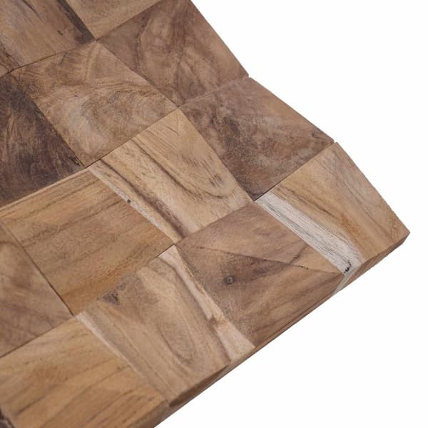 Väggpanel 11 st Naturlig 30 x 30 x 2 cm