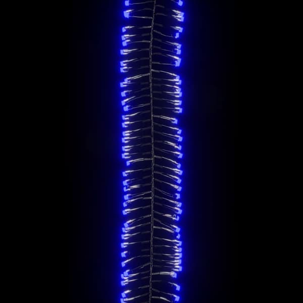 Ljusslinga med 1000 LED cluster blå 11 m PVC