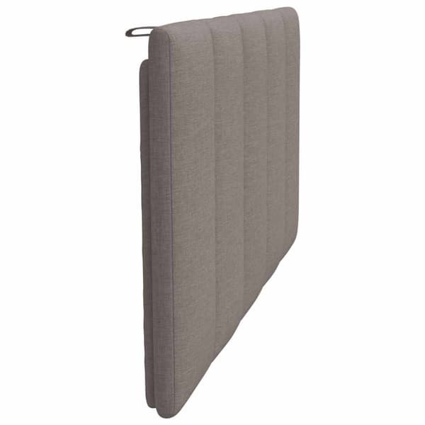 Headboard Cushion "Hanko" Taupe 100 cm Fabric