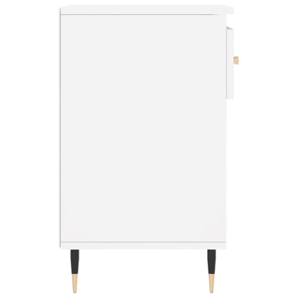 Skoskåp vit 102x36x60 cm konstruerat trä