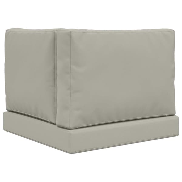 Utomhus Soffa Kudde 3 pcs Grå Polyester