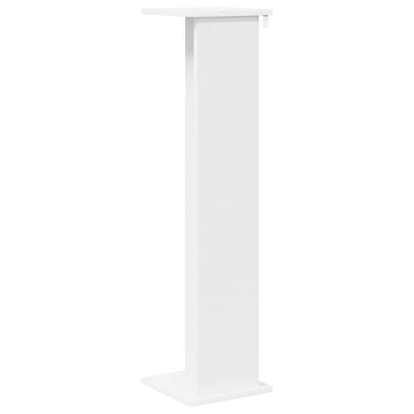 Växtställ 2 pcs Vit 25 x 25,5 x 100,5 cm Konstruerat trä
