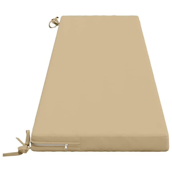 Bänk kudde SOEST 100% Polyester Beige 200 x 40 x 5 cm