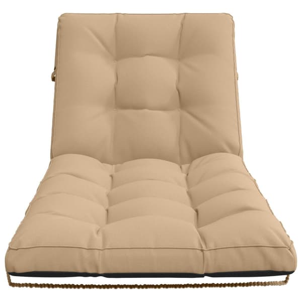 Solstol Kudde VIANEN 100% Polyester Sand 200 x 70 x 8 cm
