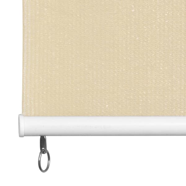 Rullgardin utomhus 120x230 cm gräddvit