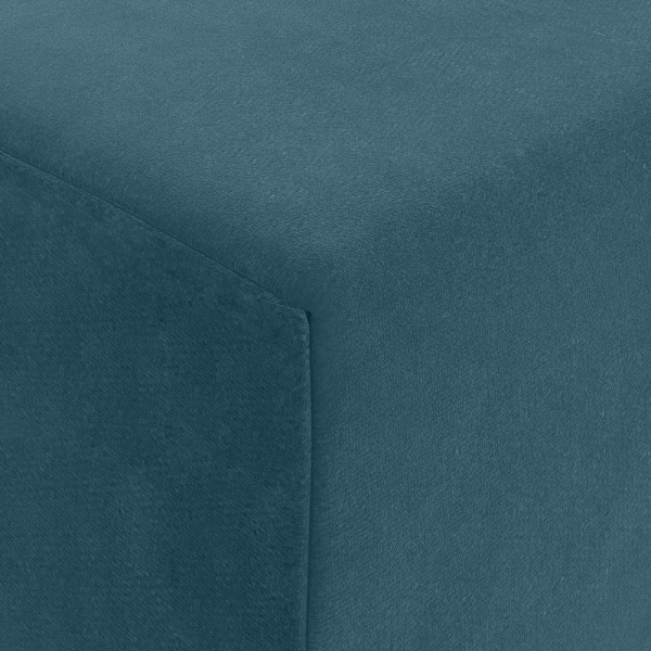 Fällbar Soffbed Blå 200 x 70 x 15 cm Sammet