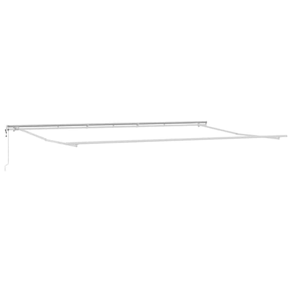 Markisram Vit 600 × 350 cm Aluminium