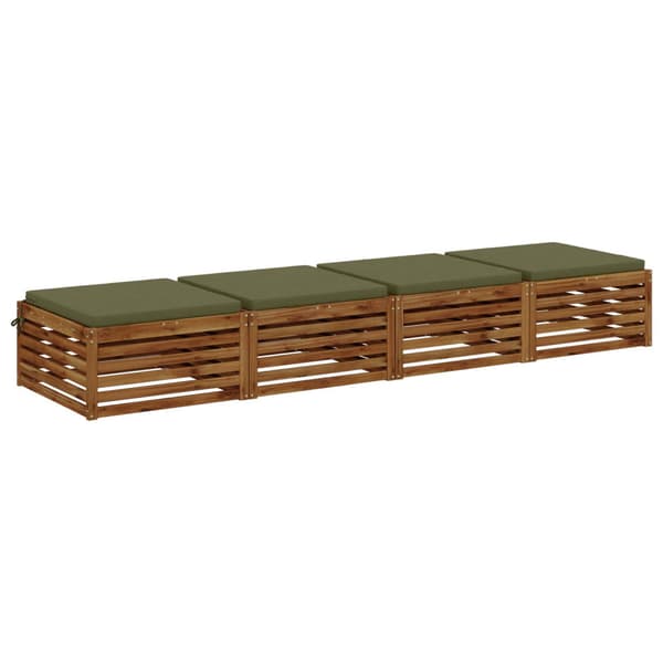 4-delade Sittdynor SOEST 4 st 100% Polyester Olivgrön