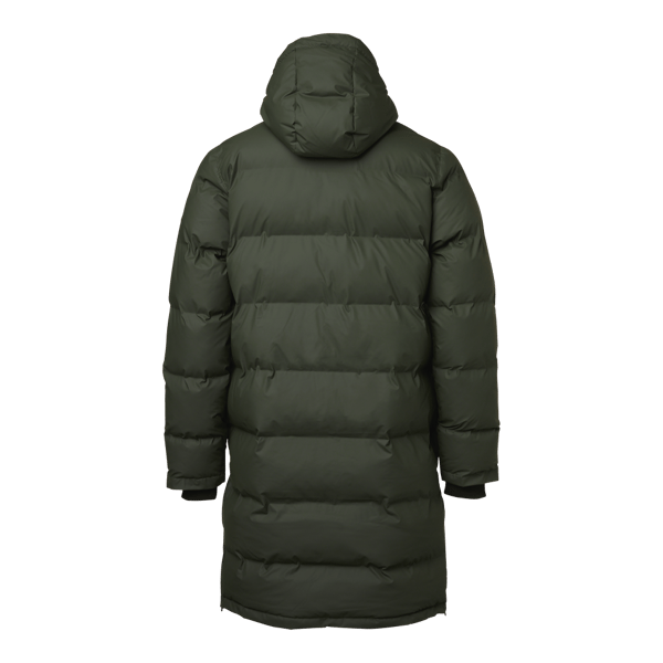 Shanna Long Padded Coat Dark olive Unisex