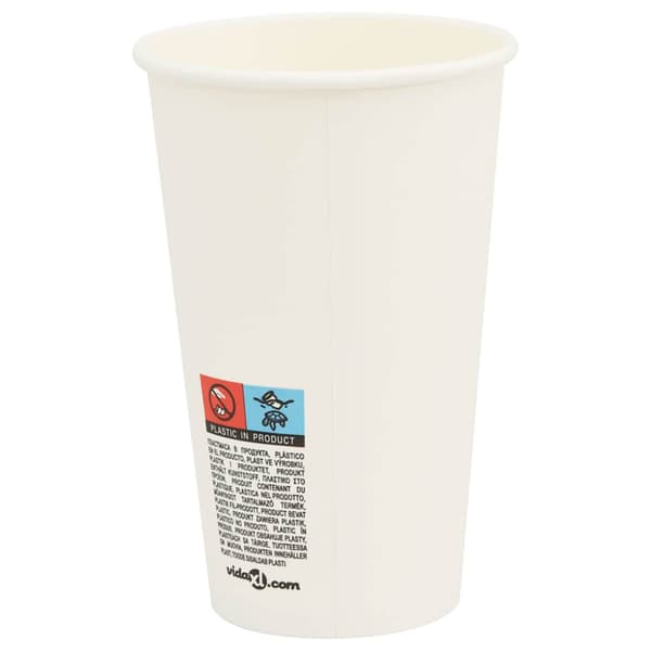Kaffekoppar i papper med lock 1000 st 16oz 400ml