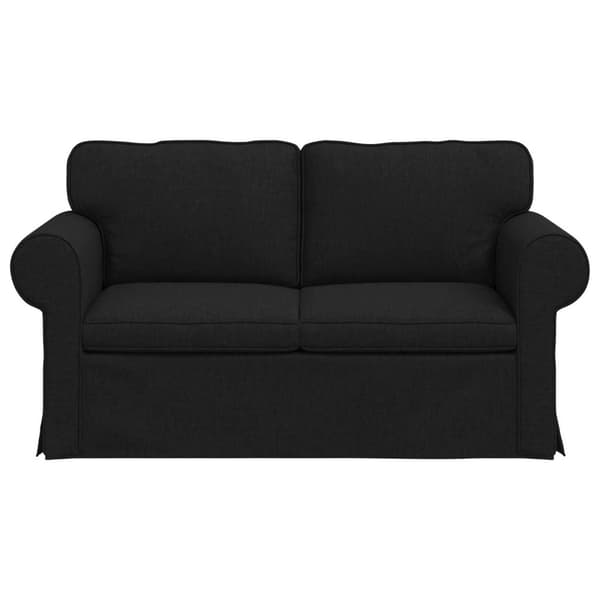 Soffa Svart 155 x 82 x 80 cm tyg