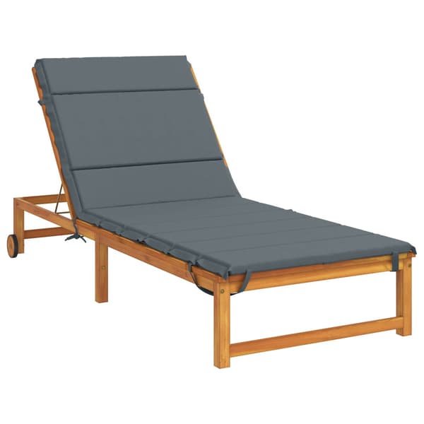 Solstol Kudde GEMERT 100% Polyester Blå 200 x 80 x 3 cm