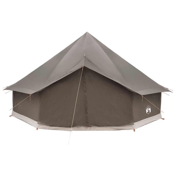 Tipi Tält Brun Grå 500 x 500 x 300 cm Polyester och Stål
