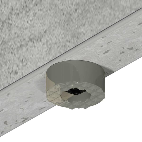 Sängomramning för ställbar sängbotten Betonggrå 90 x 190 cm