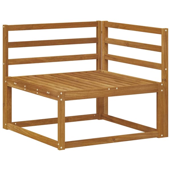 Utomhussoffset 4 pcs Naturlig Massivt Akaciaträ