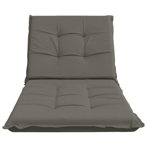 Solstol Kudde GEMERT 100% Polyester Grå 190 x 70 x 9 cm